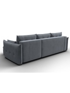 Диван угловой «Лига – 100», НПБ, механизм еврокнижка, угол универсальный, цвет серый  (артикул 10998871)  большой выбор товаров оптом и в розницу по низким ценам с доставкой