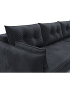 Диван угловой «Лига – 100», НПБ, механизм еврокнижка, угол универсальный, цвет темно-серый  (артикул 10998872)  большой выбор товаров оптом и в розницу по низким ценам с доставкой