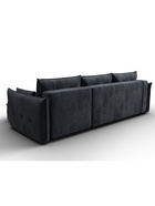 Диван угловой «Лига – 100», НПБ, механизм еврокнижка, угол универсальный, цвет темно-серый  (артикул 10998872)  большой выбор товаров оптом и в розницу по низким ценам с доставкой