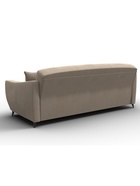 Диван прямой «Лига - 095», НПБ, механизм книжка, велюр, цвет бежевый/коричневый - Фото 5