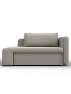 Кушетка «Лига – 097», ППУ, механизм еврокнижка, рогожка, цвет бежевый  (артикул 10998877)  большой выбор товаров оптом и в розницу по низким ценам с доставкой