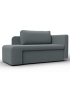 Кушетка «Лига – 097», ППУ, механизм еврокнижка, рогожка, цвет серый  (артикул 10998879)  большой выбор товаров оптом и в розницу по низким ценам с доставкой