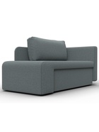 Кушетка «Лига – 097», ППУ, механизм еврокнижка, рогожка, цвет серый  (артикул 10998879)  большой выбор товаров оптом и в розницу по низким ценам с доставкой