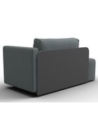 Кушетка «Лига – 097», ППУ, механизм еврокнижка, рогожка, цвет серый  (артикул 10998879)  большой выбор товаров оптом и в розницу по низким ценам с доставкой