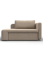 Кушетка «Лига – 097», ППУ, механизм еврокнижка, велюр, цвет бежевый  (артикул 10998881)  большой выбор товаров оптом и в розницу по низким ценам с доставкой