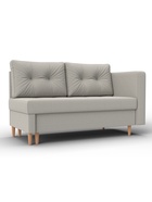 Кушетка «Лига – 098», ППУ, механизм еврокнижка, рогожка, цвет бежевый  (артикул 10998883)  большой выбор товаров оптом и в розницу по низким ценам с доставкой