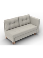 Кушетка «Лига – 098», ППУ, механизм еврокнижка, рогожка, цвет бежевый  (артикул 10998883)  большой выбор товаров оптом и в розницу по низким ценам с доставкой