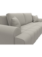 Диван прямой «Лига – 080», ППУ, механизм еврокнижка, рогожка, цвет бежевый  (артикул 10998886)  большой выбор товаров оптом и в розницу по низким ценам с доставкой