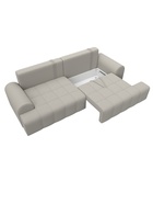 Диван прямой «Лига – 080», ППУ, механизм еврокнижка, рогожка, цвет бежевый  (артикул 10998886)  большой выбор товаров оптом и в розницу по низким ценам с доставкой