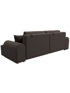 Диван прямой «Лига – 080», ППУ, механизм еврокнижка, рогожка, цвет коричневый  (артикул 10998887)  большой выбор товаров оптом и в розницу по низким ценам с доставкой