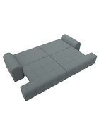 Диван прямой «Лига – 080», ППУ, механизм еврокнижка, рогожка, цвет серый  (артикул 10998888)  большой выбор товаров оптом и в розницу по низким ценам с доставкой