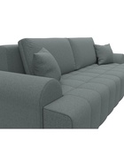 Диван прямой «Лига – 080», ППУ, механизм еврокнижка, рогожка, цвет серый  (артикул 10998888)  большой выбор товаров оптом и в розницу по низким ценам с доставкой