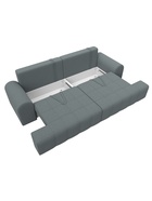 Диван прямой «Лига – 080», ППУ, механизм еврокнижка, рогожка, цвет серый  (артикул 10998888)  большой выбор товаров оптом и в розницу по низким ценам с доставкой