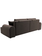 Диван прямой «Лига – 080», ППУ, механизм еврокнижка, велюр, цвет коричневый  (артикул 10998892)  большой выбор товаров оптом и в розницу по низким ценам с доставкой