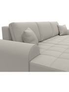 Диван угловой «Лига – 080», ППУ, механизм еврокнижка, угол левый, цвет бежевый  (артикул 10998894)  большой выбор товаров оптом и в розницу по низким ценам с доставкой