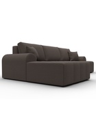 Диван угловой «Лига – 080», ППУ, механизм еврокнижка, угол левый, цвет коричневый  (артикул 10998895)  большой выбор товаров оптом и в розницу по низким ценам с доставкой