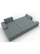 Диван угловой «Лига – 080», ППУ, механизм еврокнижка, угол левый, цвет серый  (артикул 10998896)  большой выбор товаров оптом и в розницу по низким ценам с доставкой