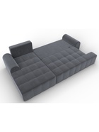 Диван угловой «Лига – 080», ППУ, механизм еврокнижка, угол левый, цвет серый  (артикул 10998898)  большой выбор товаров оптом и в розницу по низким ценам с доставкой