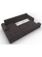 Диван угловой «Лига – 080», ППУ, механизм еврокнижка, угол левый, цвет коричневый  (артикул 10998899)  большой выбор товаров оптом и в розницу по низким ценам с доставкой