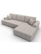 Диван угловой «Лига – 080», ППУ, механизм еврокнижка, угол правый, цвет бежевый  (артикул 10998902)  большой выбор товаров оптом и в розницу по низким ценам с доставкой