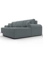 Диван угловой «Лига – 080», ППУ, механизм еврокнижка, угол правый, цвет серый  (артикул 10998904)  большой выбор товаров оптом и в розницу по низким ценам с доставкой