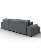 Диван угловой «Лига – 080», ППУ, механизм еврокнижка, угол правый, цвет серый  (артикул 10998904)  большой выбор товаров оптом и в розницу по низким ценам с доставкой