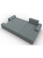 Диван угловой «Лига – 080», ППУ, механизм еврокнижка, угол правый, цвет серый  (артикул 10998904)  большой выбор товаров оптом и в розницу по низким ценам с доставкой