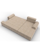 Диван угловой «Лига – 080», ППУ, механизм еврокнижка, угол правый, цвет бежевый  (артикул 10998905)  большой выбор товаров оптом и в розницу по низким ценам с доставкой