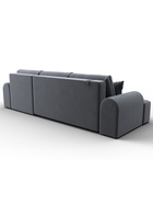 Диван угловой «Лига – 080», ППУ, механизм еврокнижка, угол правый, цвет серый  (артикул 10998906)  большой выбор товаров оптом и в розницу по низким ценам с доставкой