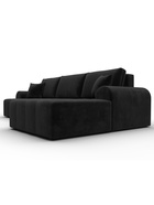 Диван угловой «Лига – 080», ППУ, механизм еврокнижка, угол правый, цвет черный  (артикул 10998908)  большой выбор товаров оптом и в розницу по низким ценам с доставкой