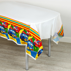 Скатерть одноразовая «С днём рождения», тачки, 180х137 см - Фото 2