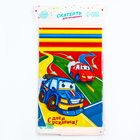 Скатерть одноразовая «С днём рождения», тачки, 180х137 см - Фото 4