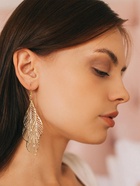 Серьги висячие «Шелест» листопад, цвет МИКС, 9.8 см - Фото 2