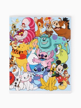 Тетрадь А5, 48 листов в клетку «Персонажи»