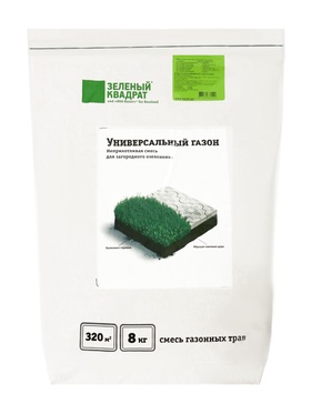 Газон универсальный «Зеленый квадрат», 8 кг  (артикул 10997083)  большой выбор товаров оптом и в розницу по низким ценам с доставкой