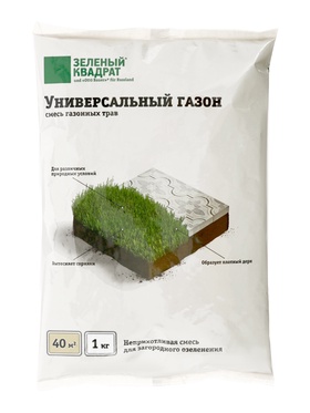 Газон универсальный «Зеленый квадрат», 1 кг  (артикул 10997084)  большой выбор товаров оптом и в розницу по низким ценам с доставкой
