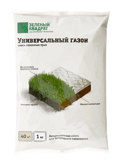 Газон универсальный «Зеленый квадрат», 1 кг