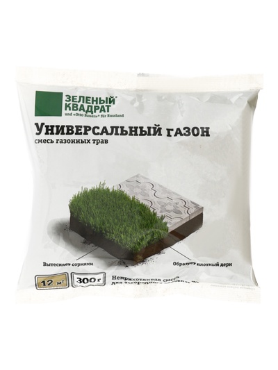 Газон универсальный «Зеленый квадрат», 0.3 кг