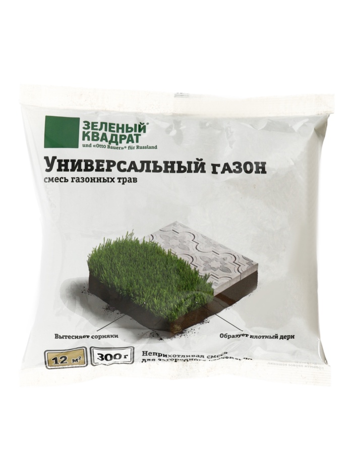 Газон универсальный «Зеленый квадрат», 0.3 кг - Фото 1