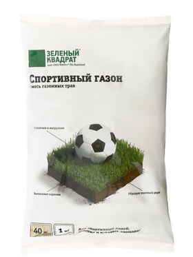 Газон Спортивный «Зеленый квадрат», 1 кг  (артикул 10997088)  большой выбор товаров оптом и в розницу по низким ценам с доставкой