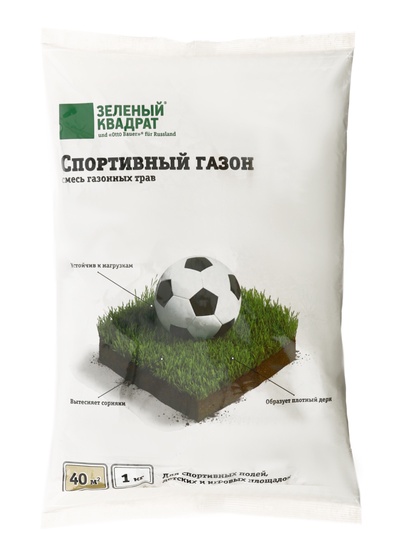 Газон Спортивный «Зеленый квадрат», 1 кг