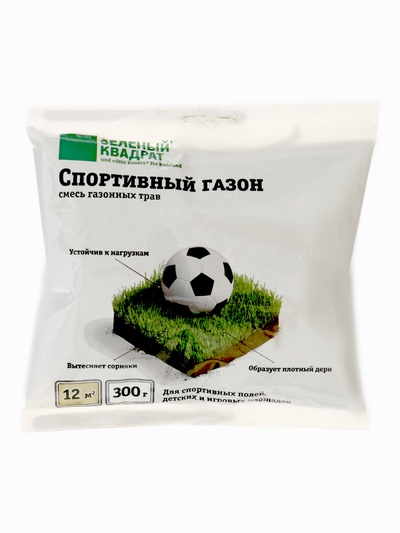 Газон Спортивный «Зеленый квадрат», 0.3 кг