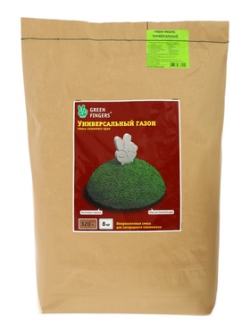Газон универсальный Green Fingers, 8 кг  (артикул 10997104)  большой выбор товаров оптом и в розницу по низким ценам с доставкой