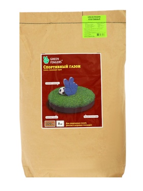Газон спортивный Green Fingers, 8 кг  (артикул 10997106)  большой выбор товаров оптом и в розницу по низким ценам с доставкой