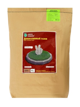 Газон декоративный Green Fingers, 8 кг  (артикул 10997108)  большой выбор товаров оптом и в розницу по низким ценам с доставкой