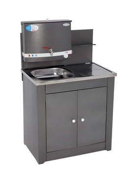 Умывальник «Акватекс» Дуэт, с ЭВН, нержавеющая мойка, 1250 Вт, 17 л, аквамикс