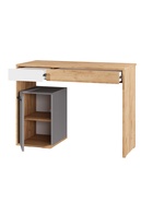 Стол письменный «Трио», 1000×450×754 мм, цвет дуб крафт/шифер/белый - фото 122963773