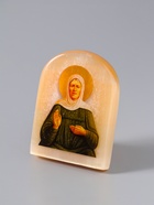 Икона Матрона, 6х5 см, селенит - фото 809552852