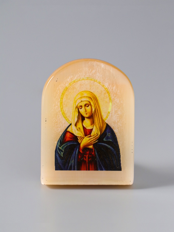 Икона настольная «Богородица. Умиление», 6×5 см, селенит - Фото 1