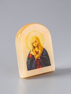 Икона настольная «Богородица. Умиление», 6×5 см, селенит - Фото 2